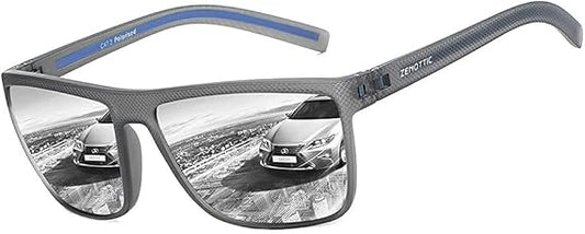 Polarized Sunglasses for Men Lightweight TR90 Frame UV400 Protection