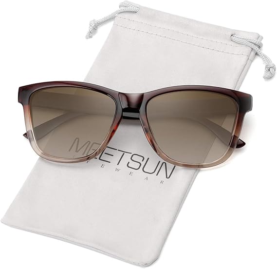 MEETSUN Polarized Sunglasses for Women Men Trendy Classic Retro Designer Style