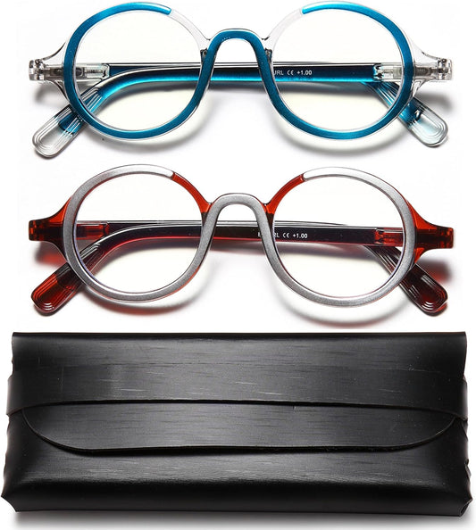 Retro Round Reading Glasses for Men and Women