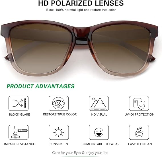 MEETSUN Polarized Sunglasses for Women Men Trendy Classic Retro Designer Style