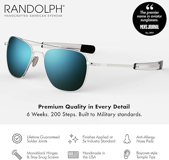 Eyewear Aviator Sunglasses for Men & Women – Non-Polarized & Polarized Lenses