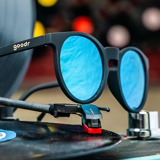 Midnight Ramble at Circle Bar Polarized Round Sunglasses for Men & Women